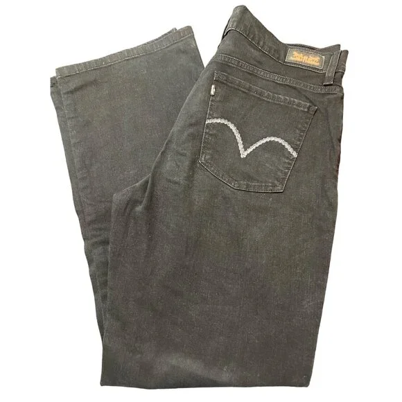 Levi's Women's Boot Cut Jeans - Dark Gray - Picture 3 of 5